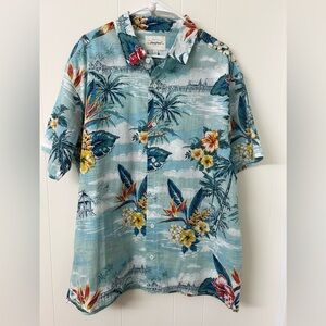Read Head  Tropical Print Shirt - Blue